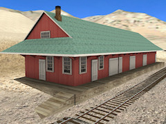 Virginia City Freight Depot